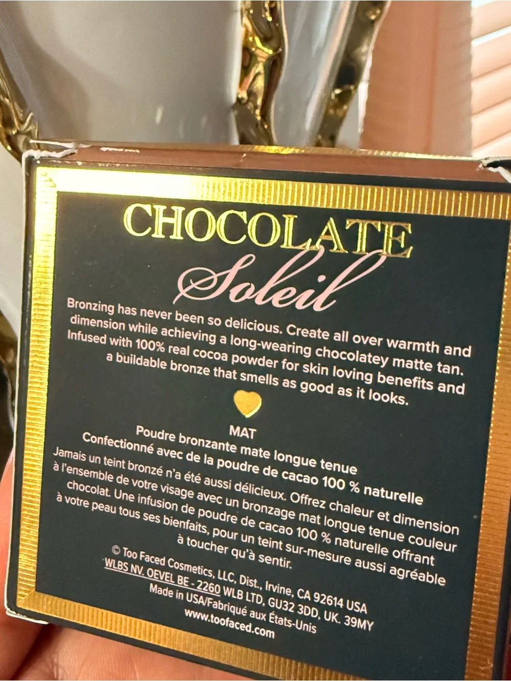 Too Faced Chocolate Soleil Bronzer - Chocolate Matte